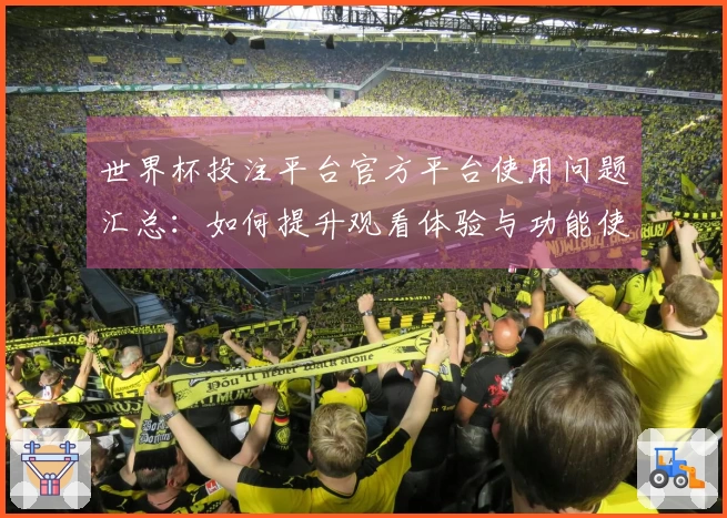 世界杯投注平台官方平台使用问题汇总：如何提升观看体验与功能使用指南