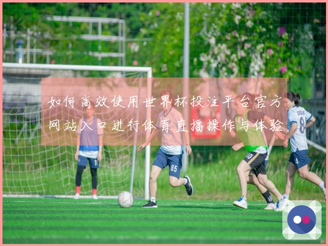 如何高效使用世界杯投注平台官方网站入口进行体育直播操作与体验优化